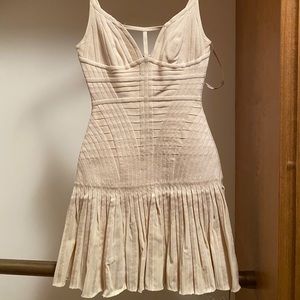 Ivory Herve Leger Dress